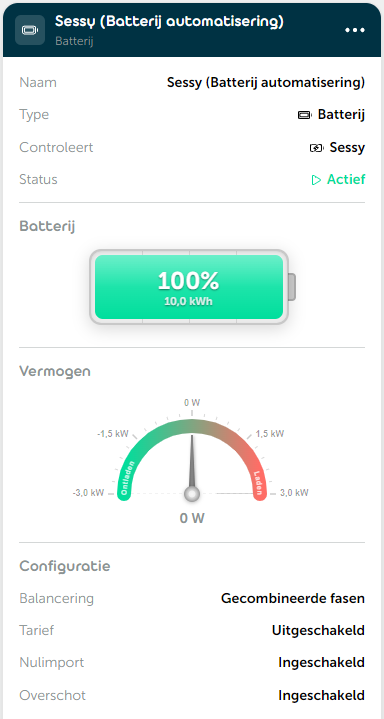 Automatisering batterij